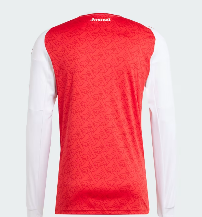 Arsenal 25/26 Long Sleeve Home Jersey