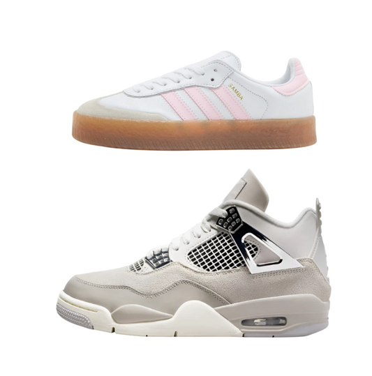 Adidas Sambae X Air Jordan 4 Frozen Moments