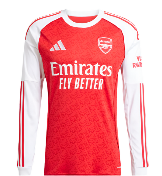 Arsenal 25/26 Long Sleeve Home Jersey